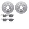 4602-31075 Geospec Brake Rotors w/5000 Euro Ceramic Brake Pads Kit, 2002-2006 BMW, Position: Rear - image 1
