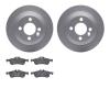 4602-32000 Geospec Brake Rotors w/5000 Euro Ceramic Brake Pads Kit, 2002-2008 Mini, Position: Rear - image 1