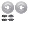 4602-32008 Geospec Brake Rotors w/5000 Euro Ceramic Brake Pads Kit, 2009-2014 Mini, Position: Rear - image 1