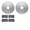 4602-39000 Geospec Brake Rotors w/5000 Euro Ceramic Brake Pads Kit, Fits Select Mopar, Position: Front - image 1
