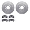 4602-45000 Geospec Brake Rotors w/5000 Euro Ceramic Brake Pads Kit, 2006-2010 GM, Position: Rear - image 1