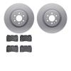 4602-46000 Geospec Brake Rotors w/5000 Euro Ceramic Brake Pads Kit, 2004-2011 GM, Position: Front - image 1