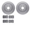 4602-46001 Geospec Brake Rotors w/5000 Euro Ceramic Brake Pads Kit, 2004-2011 GM, Position: Rear - image 1