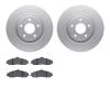 4602-46003 Geospec Brake Rotors w/5000 Euro Ceramic Brake Pads Kit, 2005-2013 GM, Position: Front - image 1