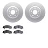 4602-46006 Geospec Brake Rotors w/5000 Euro Ceramic Brake Pads Kit, 2006-2016 GM, Position: Front - image 1