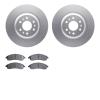 4602-46020 Geospec Brake Rotors w/5000 Euro Ceramic Brake Pads Kit, 2004-2009 GM, Position: Front - image 1