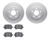 4602-47003 Geospec Brake Rotors w/5000 Euro Ceramic Brake Pads Kit, 2006-2011 GM, Position: Front - image 1