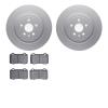4602-47007 Geospec Brake Rotors w/5000 Euro Ceramic Brake Pads Kit, Fits Select GM, Position: Rear - image 1