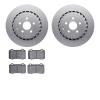 4602-47010 Geospec Brake Rotors w/5000 Euro Ceramic Brake Pads Kit, 2015-2017 GM, Position: Rear - image 1
