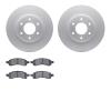 4602-47012 Geospec Brake Rotors w/5000 Euro Ceramic Brake Pads Kit, 2006-2009 GM, Position: Front - image 1