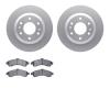4602-48001 Geospec Brake Rotors w/5000 Euro Ceramic Brake Pads Kit, 2002-2005 GM, Position: Front - image 1