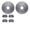 4602-53001 Geospec Brake Rotors w/5000 Euro Ceramic Brake Pads Kit, 2006-2010 GM, Position: Front - image 1