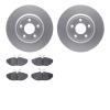 4602-54006 Geospec Brake Rotors w/5000 Euro Ceramic Brake Pads Kit, 2003-2005 Jaguar, Position: Rear - image 1