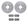 4602-54007 Geospec Brake Rotors w/5000 Euro Ceramic Brake Pads Kit, 2001-2019 Ford/Lincoln/Mercury/Mazda, Position: Rear