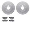 4602-54011 Geospec Brake Rotors w/5000 Euro Ceramic Brake Pads Kit, 2005-2010 Ford/Lincoln/Mercury/Mazda, Position: Front - image 1