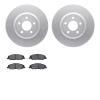 4602-54012 Geospec Brake Rotors w/5000 Euro Ceramic Brake Pads Kit, 2005-2014 Ford/Lincoln/Mercury/Mazda, Position: Front - image 1