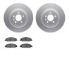 4602-54018 Geospec Brake Rotors w/5000 Euro Ceramic Brake Pads Kit, 2011-2014 Ford/Lincoln/Mercury/Mazda, Position: Front - image 1