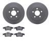 4602-54032 Geospec Brake Rotors w/5000 Euro Ceramic Brake Pads Kit, Fits Select Ford/Lincoln/Mercury/Mazda, Position: Rear - image 1