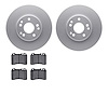 4602-63011 Geospec Brake Rotors w/5000 Euro Ceramic Brake Pads Kit, 1990-1998 Mercedes-Benz, Position: Front - image 1