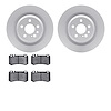 4602-63033 Geospec Brake Rotors w/5000 Euro Ceramic Brake Pads Kit, 2003-2006 Mercedes-Benz, Position: Rear - image 1