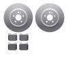 4602-63064 Geospec Brake Rotors w/5000 Euro Ceramic Brake Pads Kit, 2000-2005 Mercedes-Benz, Position: Rear - image 1