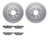 4602-63078 Geospec Brake Rotors w/5000 Euro Ceramic Brake Pads Kit, 2016-2018 Smart, Position: Front - image 1