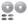 4602-65012 Geospec Brake Rotors w/5000 Euro Ceramic Brake Pads Kit, Fits Select GM, Position: Rear - image 1