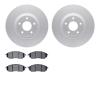 4602-67007 Geospec Brake Rotors w/5000 Euro Ceramic Brake Pads Kit, 2009-2016 Renault, Position: Front - image 1