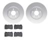 4602-72000 Geospec Brake Rotors w/5000 Euro Ceramic Brake Pads Kit, 2003-2006 Mitsubishi, Position: Front - image 1