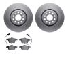 4602-73017 Geospec Brake Rotors w/5000 Euro Ceramic Brake Pads Kit, 2000-2009 Audi/Volkswagen, Position: Front - image 1