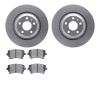 4602-73020 Geospec Brake Rotors w/5000 Euro Ceramic Brake Pads Kit, 2005-2011 Audi/Volkswagen, Position: Rear - image 1