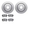 4602-73029 Geospec Brake Rotors w/5000 Euro Ceramic Brake Pads Kit, 2007-2011 Audi/Volkswagen, Position: Rear - image 1