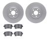 4602-73045 Geospec Brake Rotors w/5000 Euro Ceramic Brake Pads Kit, 2008-2017 Audi/Volkswagen, Position: Rear - image 1