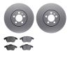 4602-74011 Geospec Brake Rotors w/5000 Euro Ceramic Brake Pads Kit, 2011-2018 Audi/Volkswagen, Position: Front - image 1