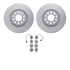 4602-74014 Geospec Brake Rotors w/5000 Euro Ceramic Brake Pads Kit, 2002-2005 Audi/Volkswagen, Position: Front - image 1