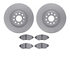 4602-74029 Geospec Brake Rotors w/5000 Euro Ceramic Brake Pads Kit, Fits Select Audi/Volkswagen, Position: Front - image 1