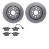 4602-79002 Geospec Brake Rotors w/5000 Euro Ceramic Brake Pads Kit, Fits Select Maserati, Position: Rear - image 1