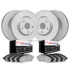 4604-10508 Geospec Brake Rotors w/5000 Euro Ceramic Brake Pads Kit, 2002-2005 Audi/Volkswagen, Position: Front and Rear - image 1