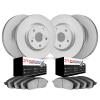 4604-20004 Geospec Brake Rotors w/5000 Euro Ceramic Brake Pads Kit, 2017-2020 Multiple Makes/Models, Position: Front and Rear - image 1