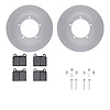 4612-02002 Geospec Brake Rotors w/5000 Euro Ceramic Brake Pads & Hardware, 1976-1976 Porsche, Position: Front - image 1
