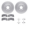 4612-02010 Geospec Brake Rotors w/5000 Euro Ceramic Brake Pads & Hardware, 2008-2009 Multiple Makes/Models, Position: Front - image 1