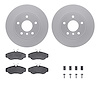 4612-11002 Geospec Brake Rotors w/5000 Euro Ceramic Brake Pads & Hardware, 1999-2004 Land Rover, Position: Front - image 1