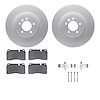 4612-11008 Geospec Brake Rotors w/5000 Euro Ceramic Brake Pads & Hardware, 2006-2009 Land Rover, Position: Front - image 1