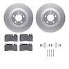 4612-11012 Geospec Brake Rotors w/5000 Euro Ceramic Brake Pads & Hardware, 2006-2009 Land Rover, Position: Front - image 1