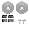 4612-13010 Geospec Brake Rotors w/5000 Euro Ceramic Brake Pads & Hardware, 2005-2020 Subaru, Position: Front - image 1