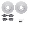4612-20013 Geospec Brake Rotors w/5000 Euro Ceramic Brake Pads & Hardware, 2006-2008 Jaguar, Position: Front - image 1