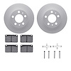 4612-27000 Geospec Brake Rotors w/5000 Euro Ceramic Brake Pads & Hardware, 1976-1984 Volvo, Position: Front - image 1