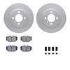4612-31000 Geospec Brake Rotors w/5000 Euro Ceramic Brake Pads & Hardware, 1984-1991 BMW, Position: Front - image 1