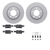 4612-31004 Geospec Brake Rotors w/5000 Euro Ceramic Brake Pads & Hardware, 1988-1991 BMW, Position: Front - image 1