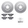 4612-31034 Geospec Brake Rotors w/5000 Euro Ceramic Brake Pads & Hardware, 2004-2010 BMW, Position: Front - image 1